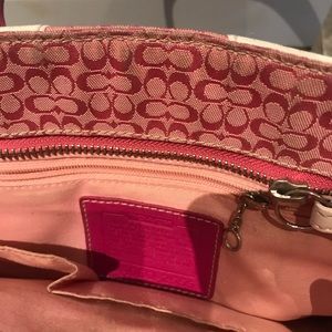 Coach Bags - Pink and white Coach Purse Coach Bags - Pink and white Coach Purse